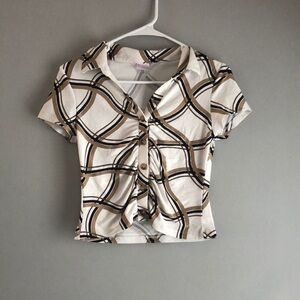 White stretchy top